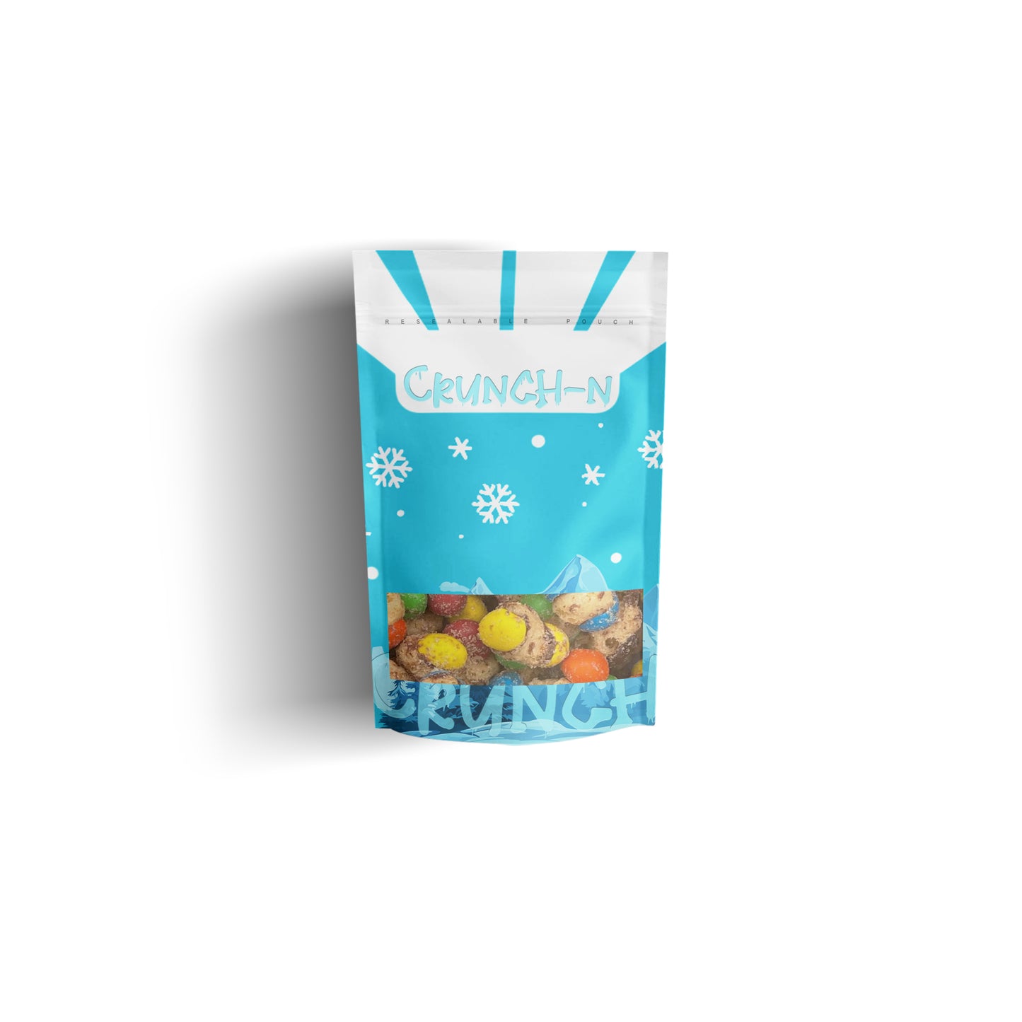 Crunch-N Choco Caramel Puffs Freeze Dried Chocolate Candy Snacks