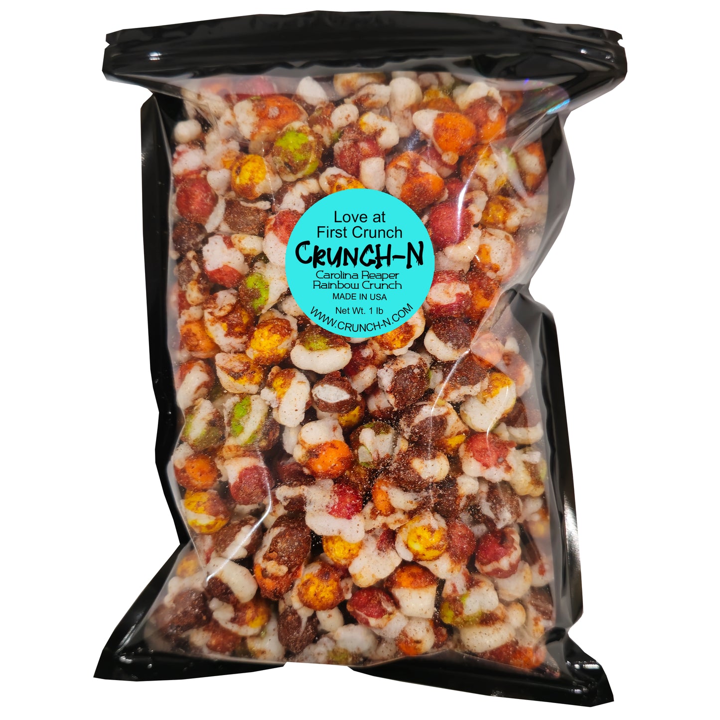 Crunch-N Freeze Dried Spicy Carolina Reaper Rainbow Crunch Candy Snacks