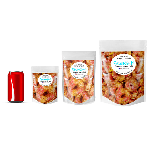 Chamoy Peach Rings Freeze Dried Candy