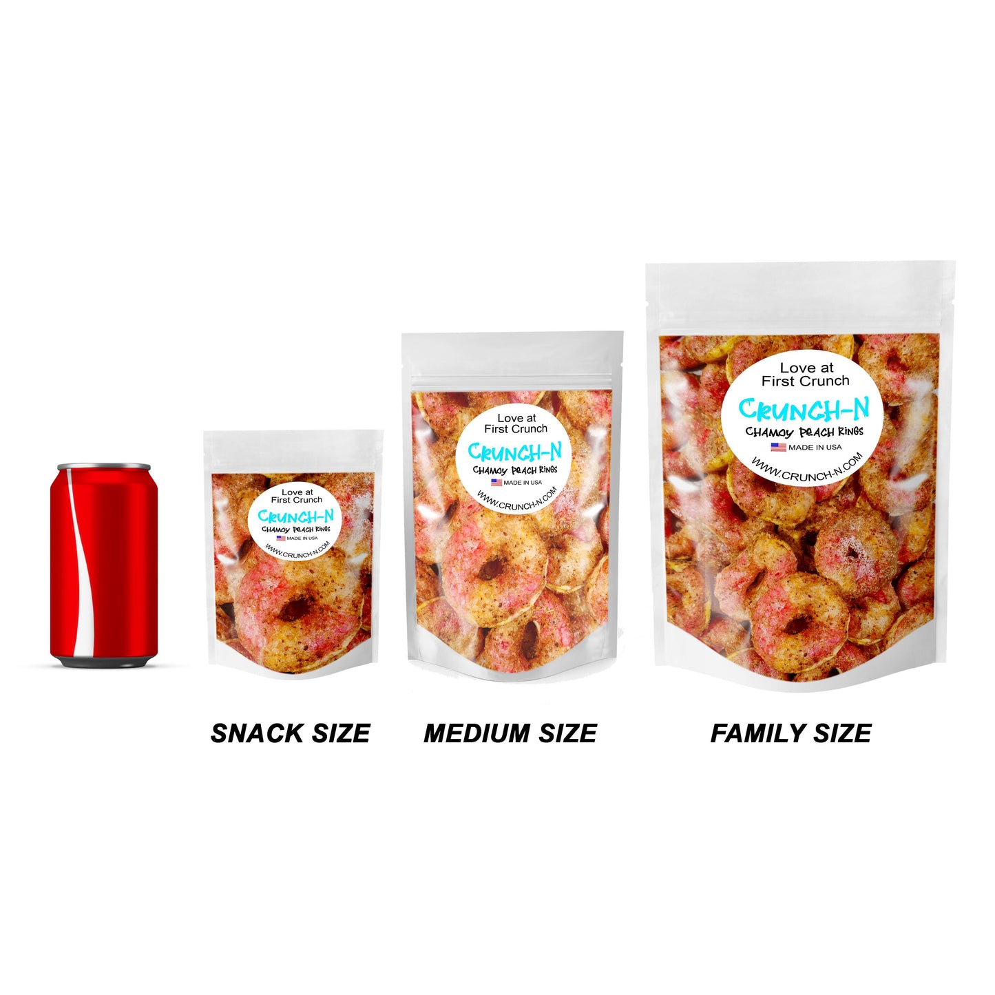 Chamoy Peach Rings Freeze Dried Candy