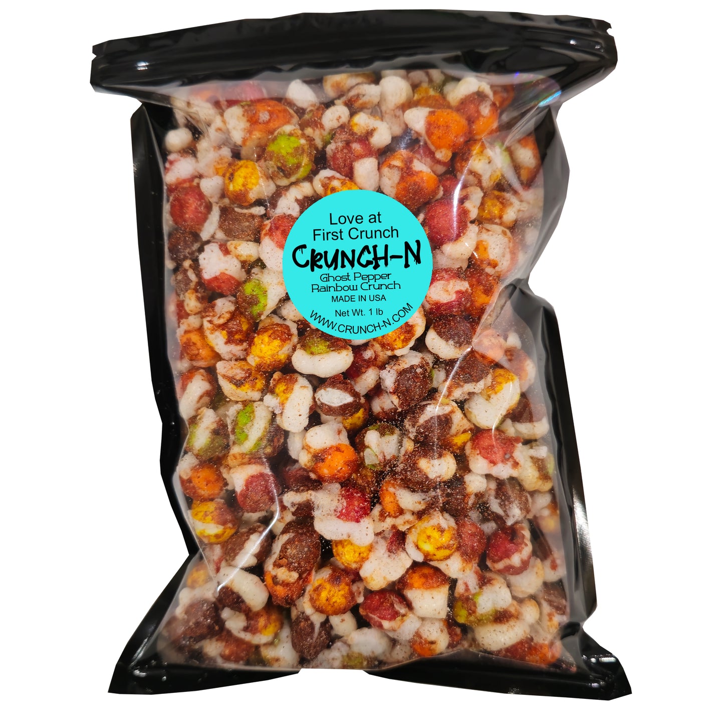 Crunch-N Freeze Dried Spicy Ghost Pepper Rainbow Crunch Candy Snacks