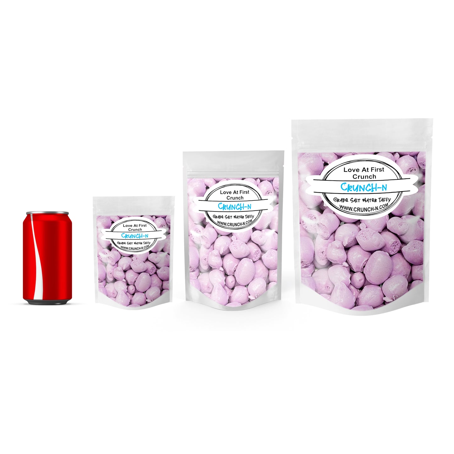 Grape Salt Water Taffy Freeze Dried Candy