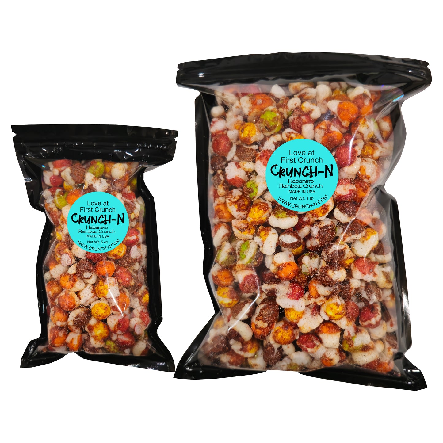 Crunch-N Freeze Dried Spicy Habanero Rainbow Crunch Candy Snacks