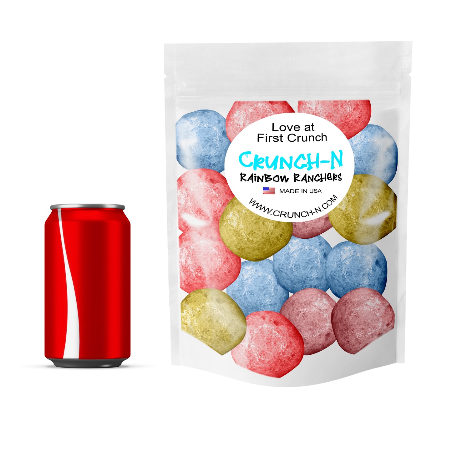 Crunch-N Rainbow Ranchers Freeze Dried Sweet Candy Snacks