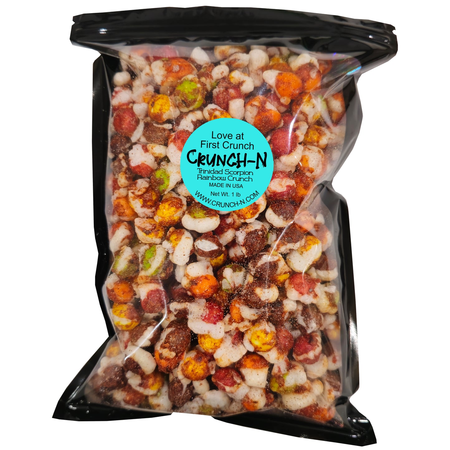 Crunch-N Freeze Dried Spicy Trinidad Scorpion Rainbow Crunch Candy Snacks