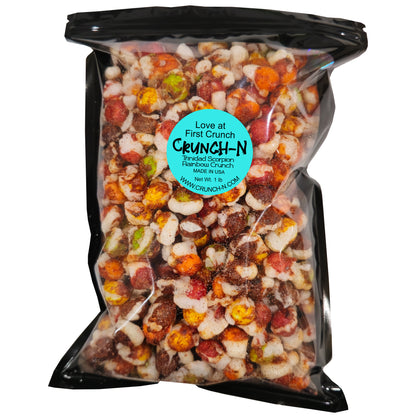 Crunch-N Freeze Dried Spicy Trinidad Scorpion Rainbow Crunch Candy Snacks