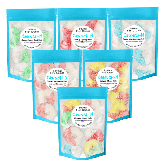 Crunch-N Gummy Rings Freeze Dried Candy Bundle