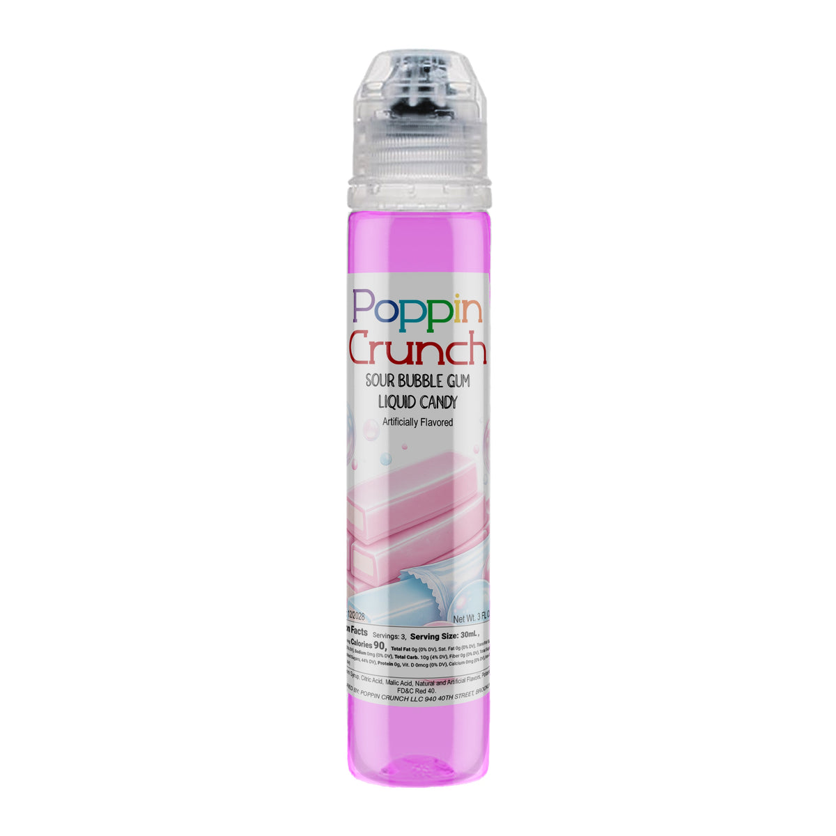 Poppin Crunch Pop and Squeeze Liquid Candy