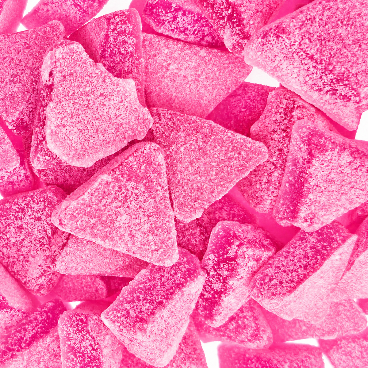 Poppin Crunch Sugar Free Mega Sour Candy Triangles